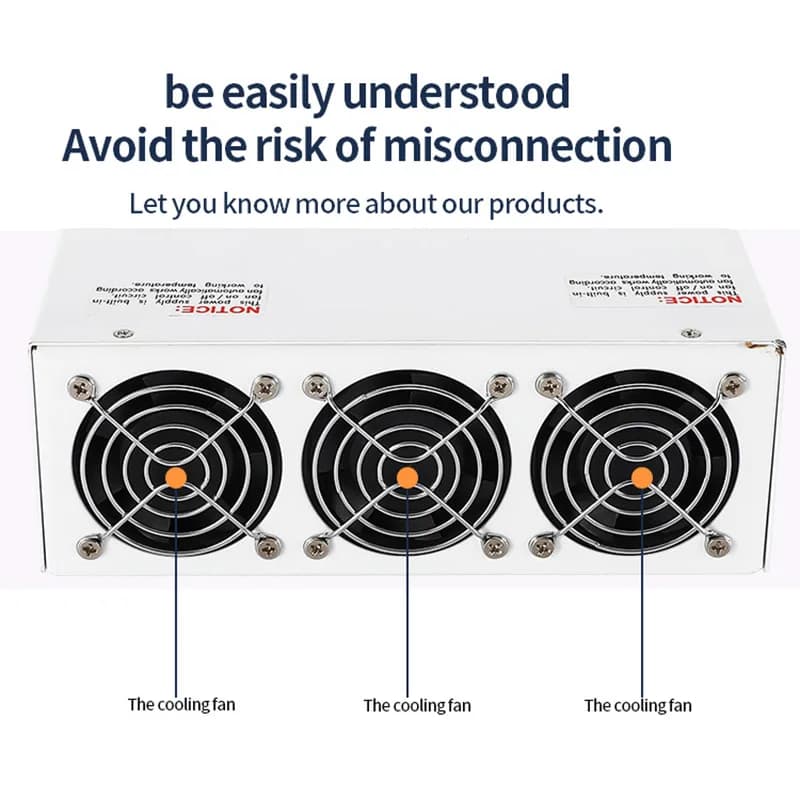 Adjustable Switching Power Supply | 4000W 220V/380V AC-DC | CC/CV for Battery Charging - Thumbnail 6