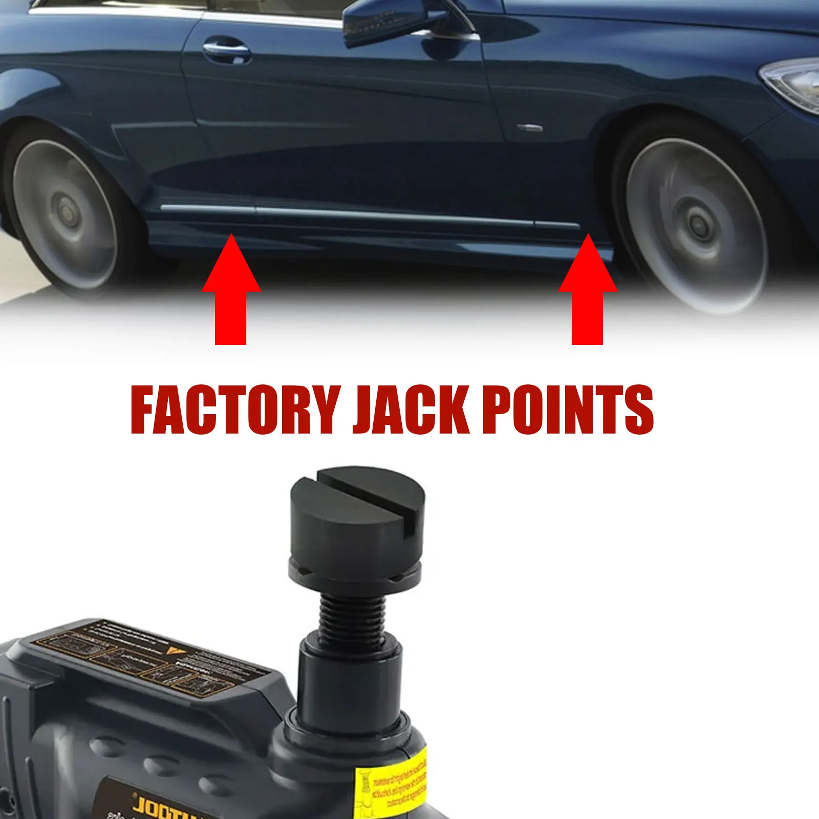 75mm Car Lift Jack Pad | Heavy-Duty Frame Protector & Adapter Pad - Thumbnail 2