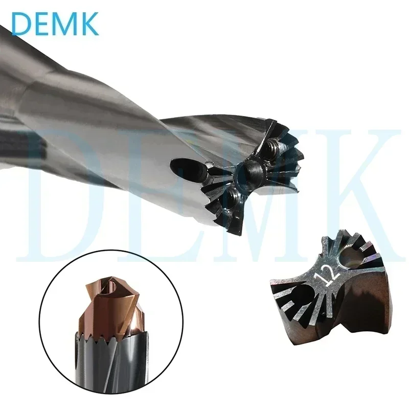 Indexable Carbide Drill Bit | 10-25.8mm Range | Internal Coolant for High-Speed Machining - Thumbnail 3