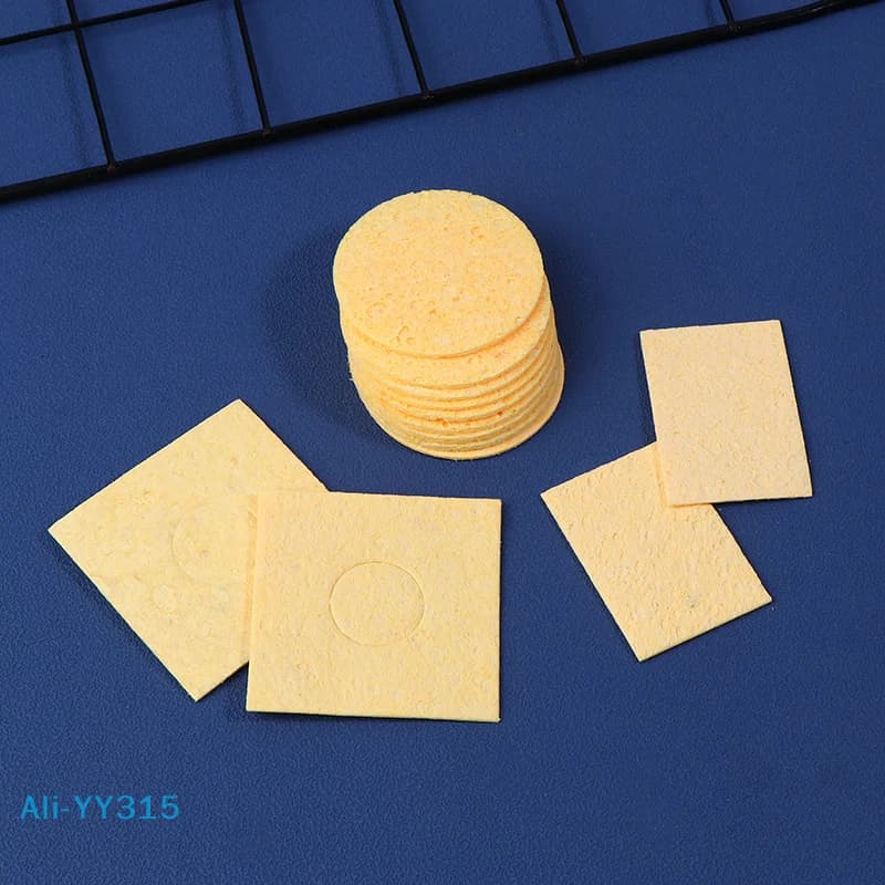 Soldering Iron Tip Cleaner | 10-Pack Sponge Pads | Essential Welding & Electronics Maintenance Kit - Thumbnail 5