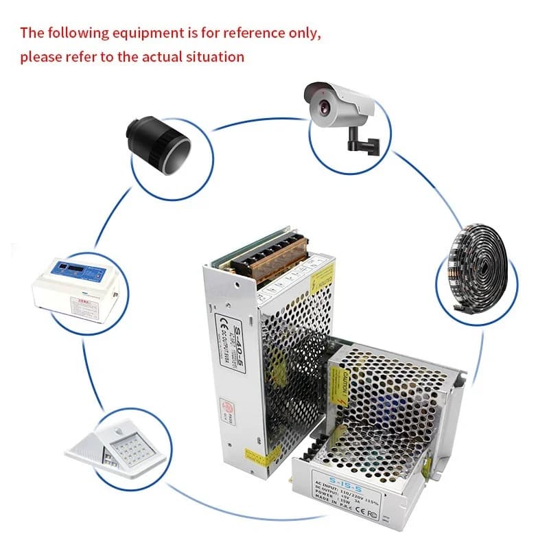 AC/DC Switching Power Supply | 5V 12V 24V 48V Output | Professional-Grade SMPS Transformer - Thumbnail 2