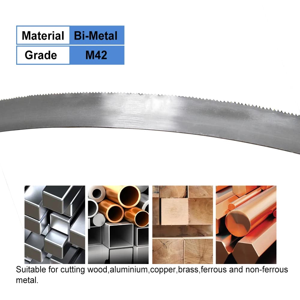 Professional Bimetal Band Saw Blades | 730mm x 13mm | 18/24 TPI for Makita & Panasonic Saws | 2-Pack - Thumbnail 4