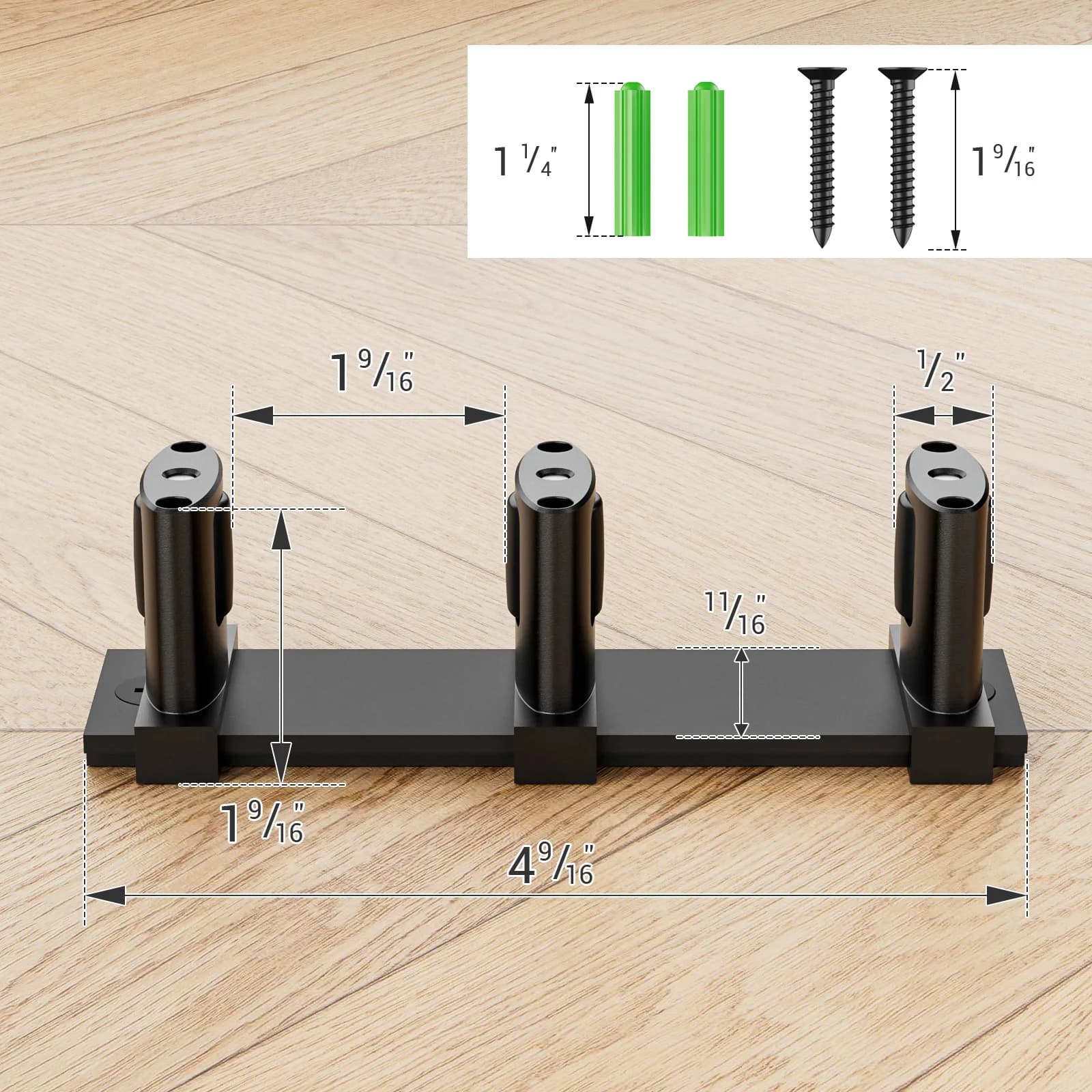 Sliding Door Floor Guide | Triple-Wheel Stability for Smooth, Silent Operation - Thumbnail 5