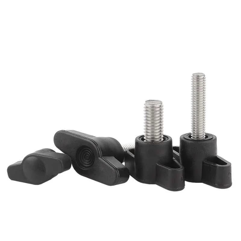 Adjustable Thumb Screws | M4-M8 Stainless Steel Z-Handle | Bakelite Hand Knob - Thumbnail 5