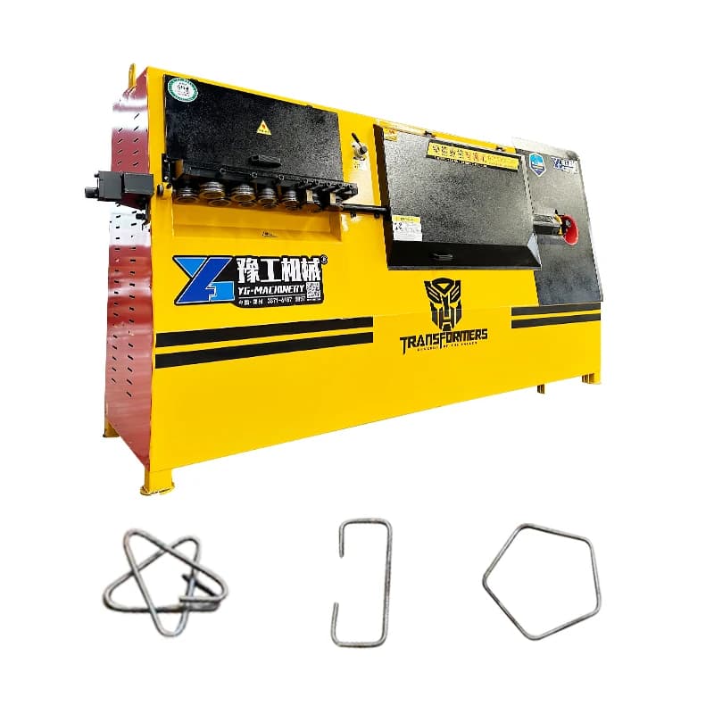 Fully Automatic Rebar Bender and Cutter CNC Integrated Steel Bar Bending Hoop and Cutting Machine Rebar Bending Machine - Thumbnail 4
