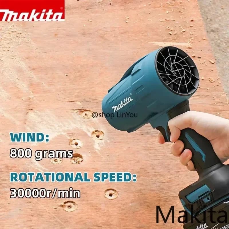 Makita 18V Cordless Air Duster | High-Velocity Turbo Blower for Car & Electronics Cleaning - Thumbnail 4