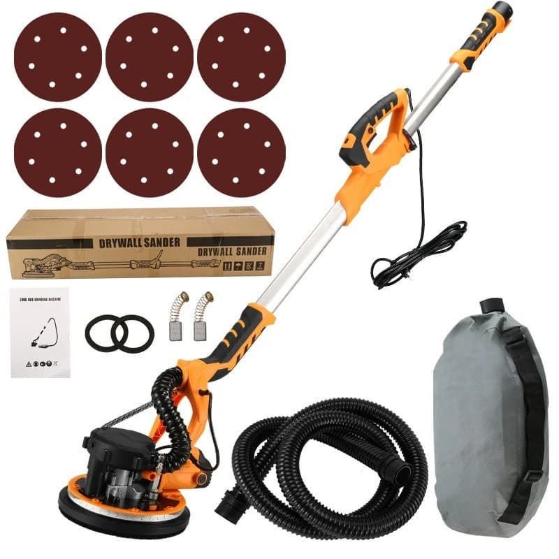 Wall Grinding Machine | Lighted Electric Sander | Self-Cleaning Putty Sandpaper Tool - Thumbnail 2