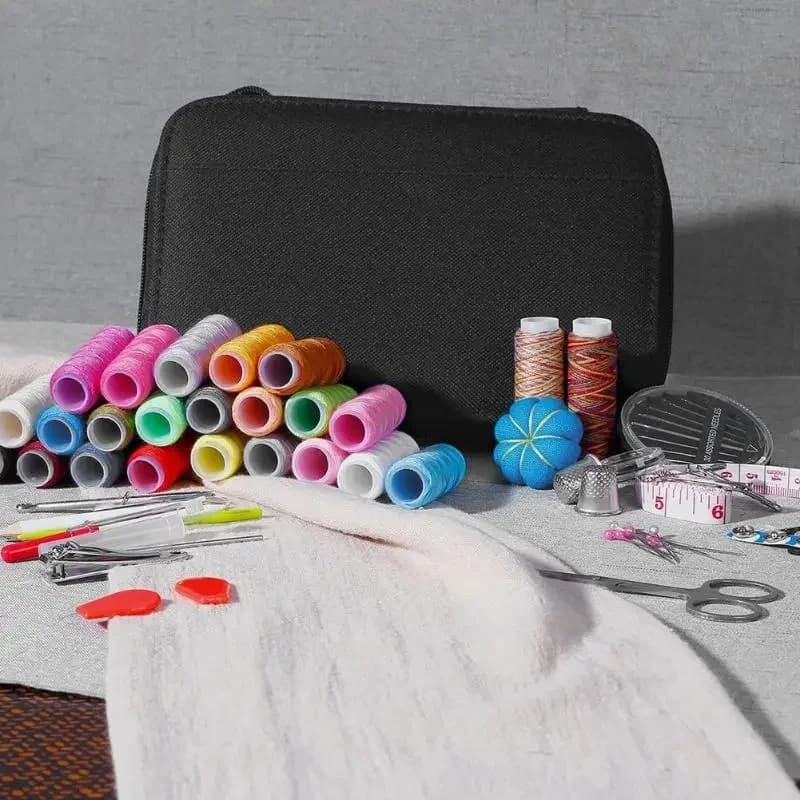 Sewing Kit | 98-Piece Complete Set for Quilting, Embroidery & Fabric Repair - Thumbnail 4