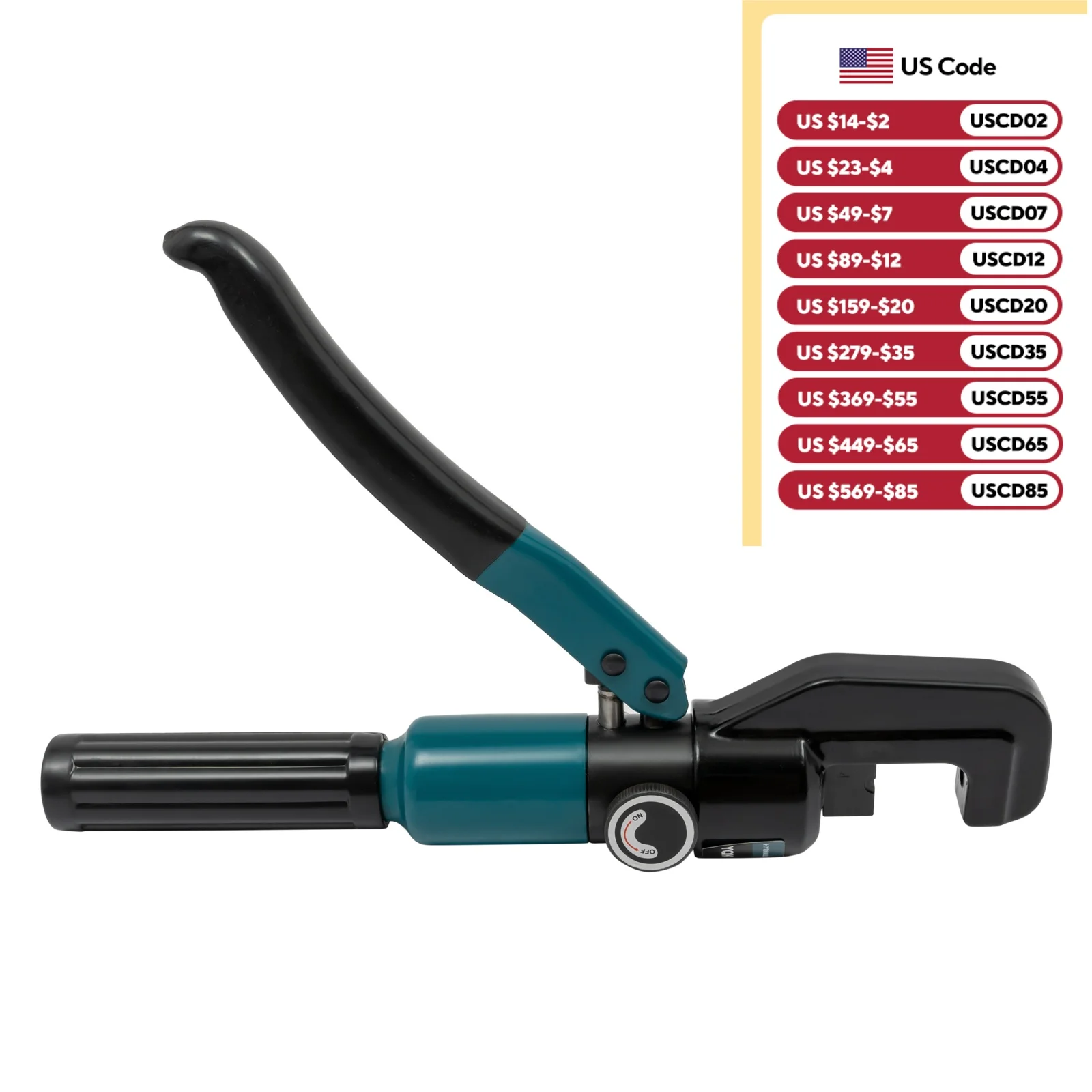 8-Ton Hydraulic Crimping Tool | 4-70mm² Wire Range | Heavy-Duty Copper & Aluminum Terminal Kit - Thumbnail 2