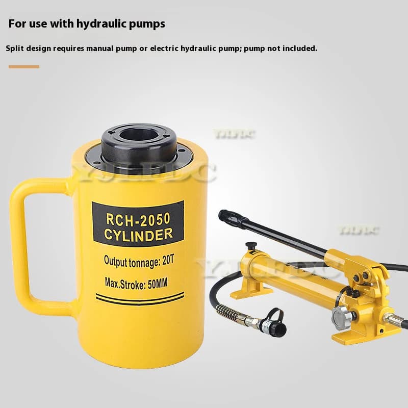 20-Ton Hollow Plunger Hydraulic Cylinder | 50mm Bore | Heavy-Duty Ram for Industrial Applications - Thumbnail 4