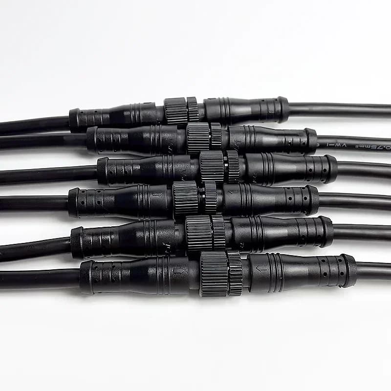 Waterproof LED Strip Connector Kit | IP68 Rated | 20cm Cable | 5-Piece Set - Thumbnail 5