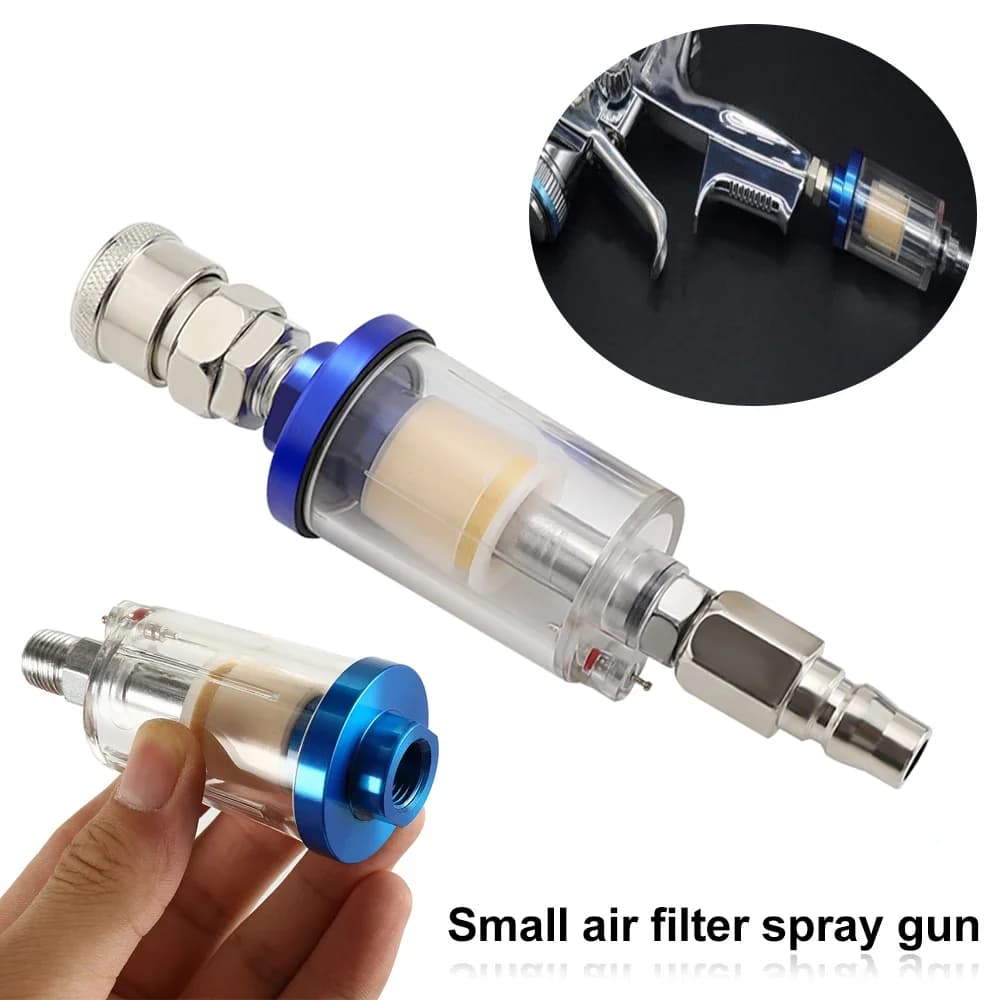 Air Compressor Moisture Separator | 1/4 NPT Water Trap Filter for Sprayers - Thumbnail 5