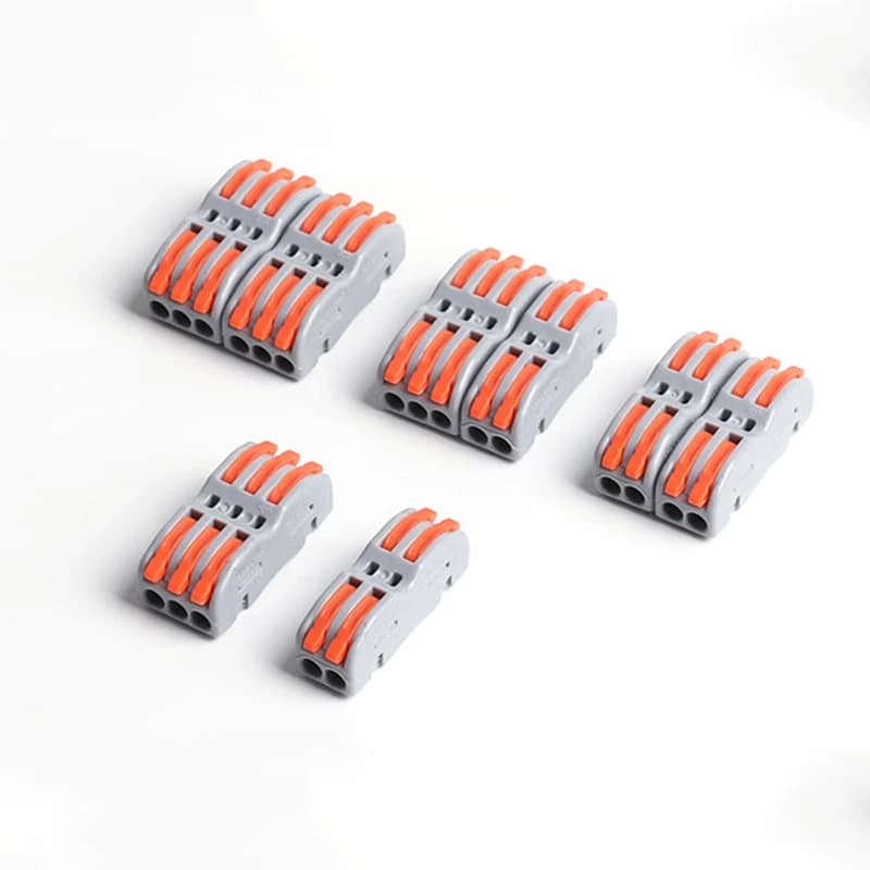Push-In Terminal Block | 1-in-6 Out Compact Splitter | Fast Electrical Connector Kit - Thumbnail 4