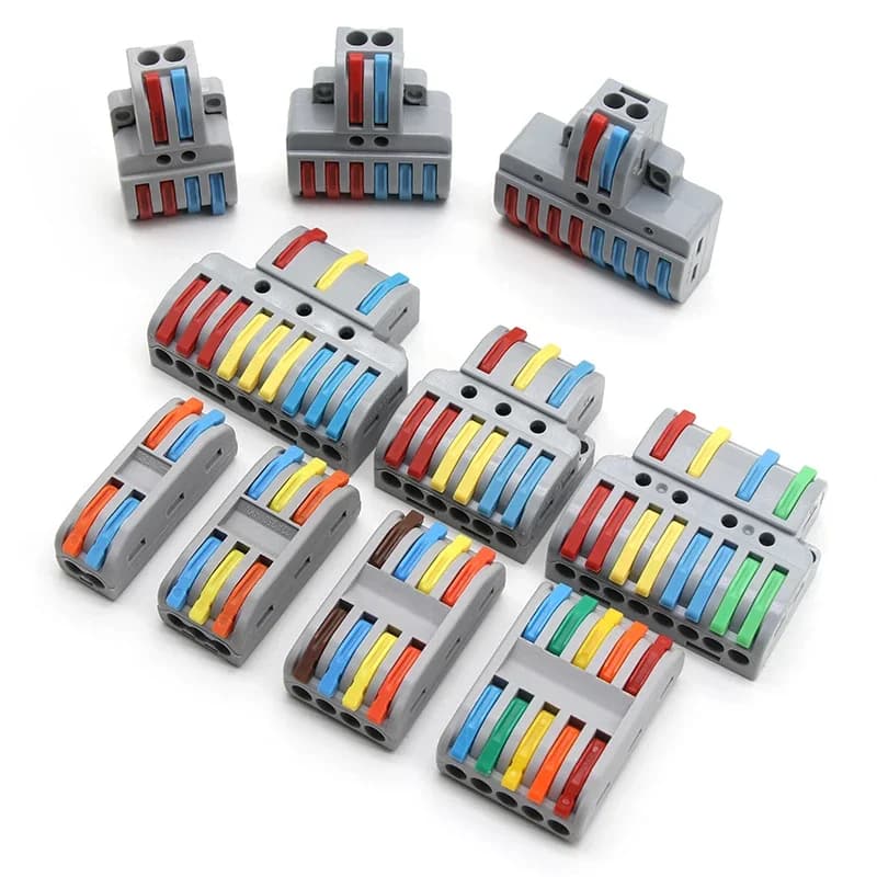Push-in Wire Connectors | Fast Installation Terminal Blocks | Secure Electrical Connections - Thumbnail 2