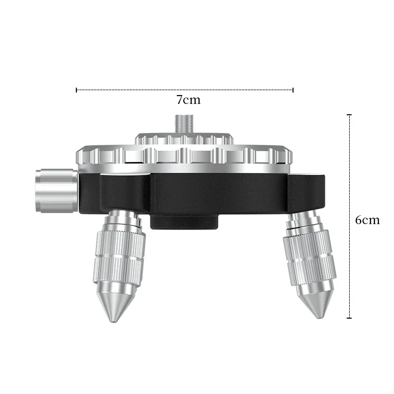 Laser Level Tripod | 360° Adjustable Base | 12/16 Line Metal Bracket - Thumbnail 4