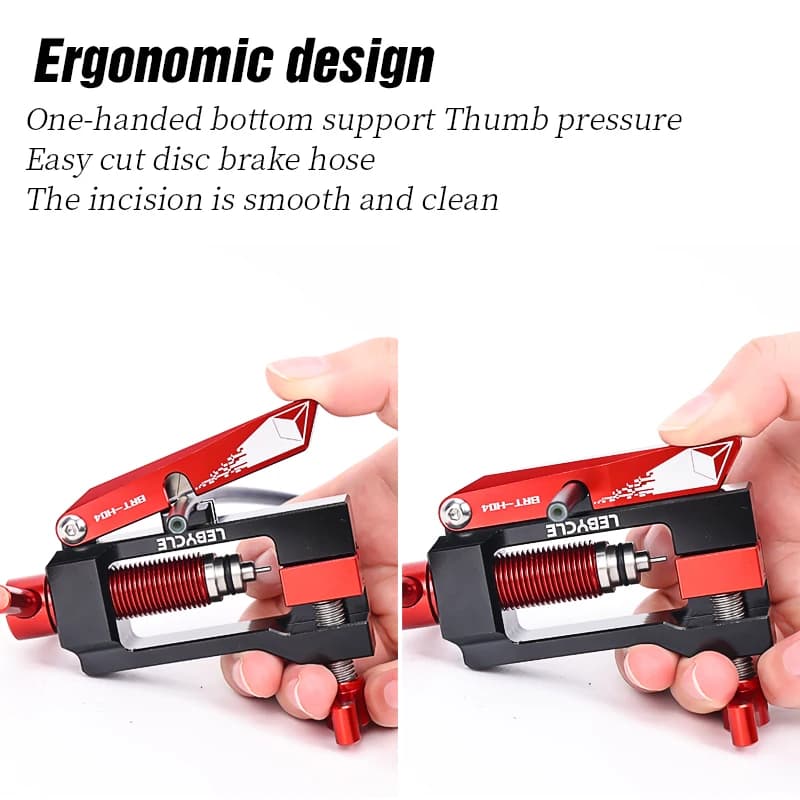 Hydraulic Brake Hose Tool Kit | Precision Olive Press & Hose Cutter for MTB & Road Bikes - Thumbnail 5