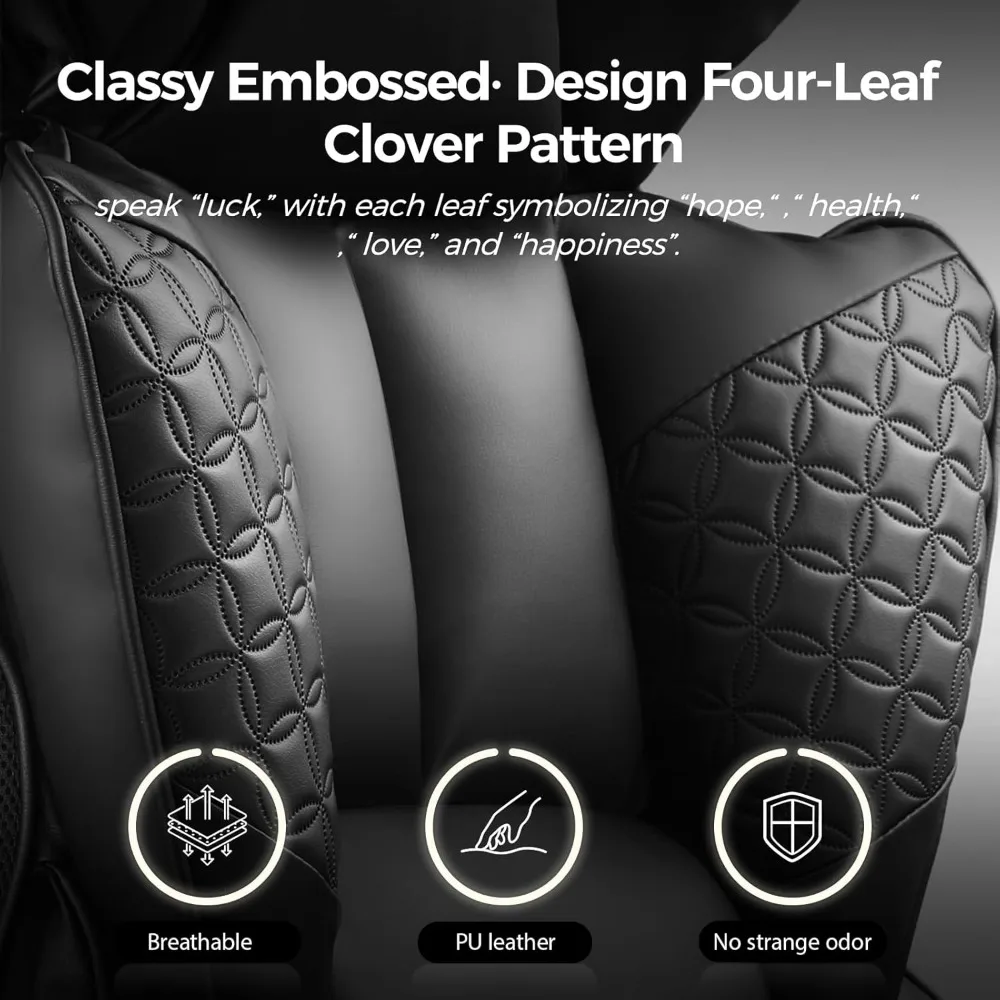 and Tall Gaming Chair | 400LBS Capacity with Deluxe Embossed Leather | 150° Reclining Foot Rest - Thumbnail 5