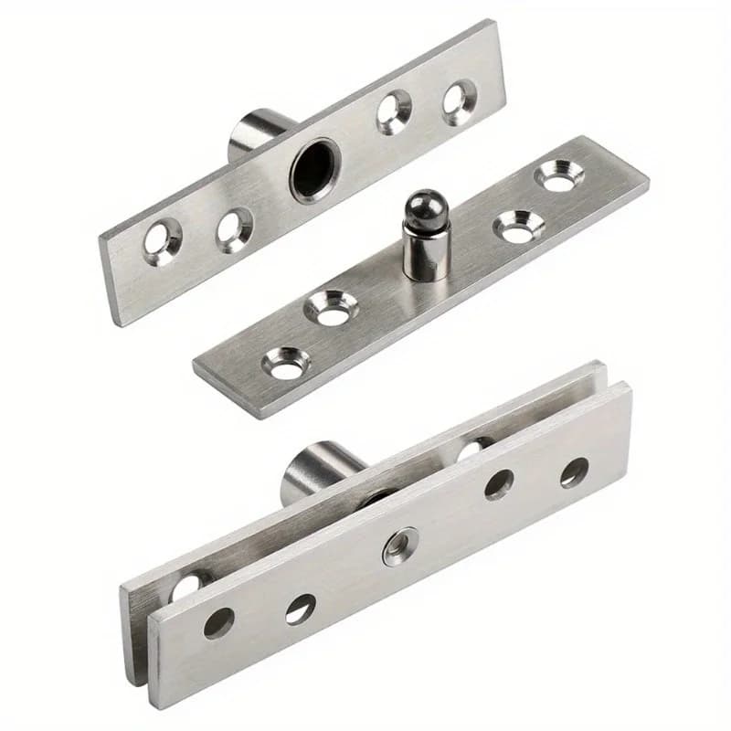 360° Rotating Pivot Hinge | Adjustable Concealed Hardware | Heavy-Duty Cabinet & Wardrobe - Thumbnail 4