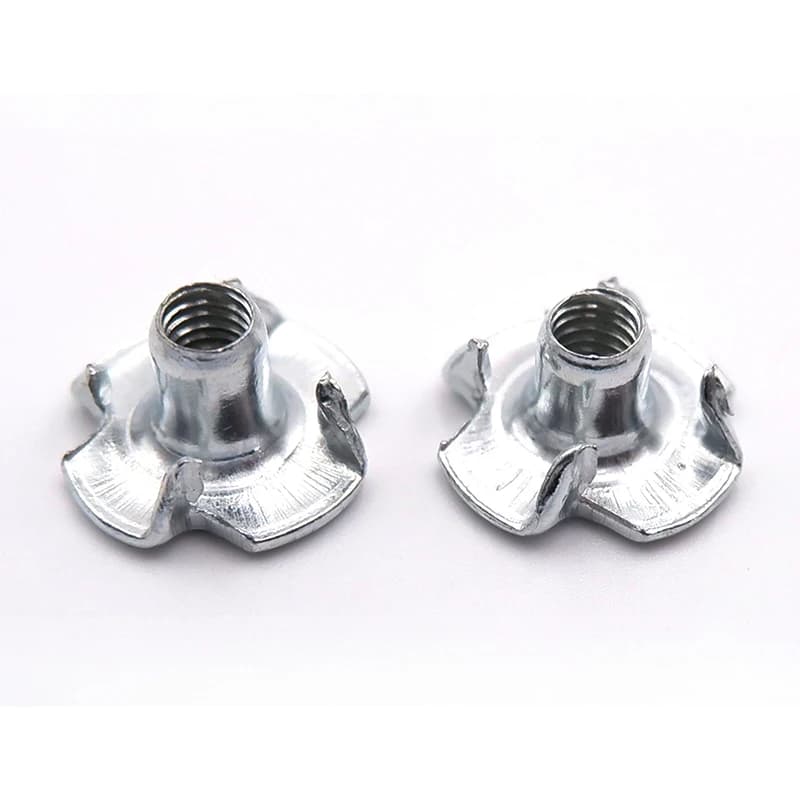 Claw T-Nuts | 10-50pcs Pronged Insert | For Wood Furniture Assembly - Thumbnail 4