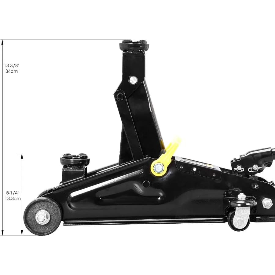 2-Ton Hydraulic Floor Jack & Stand Combo | 4000 lb Capacity | Automotive Service & Maintenance - Thumbnail 2