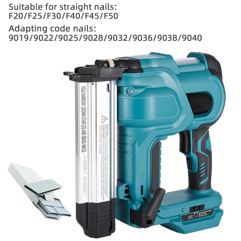 Heavy-Duty Cordless Nailer/Stapler | 18GA for Upholstery & Carpentry | Makita Battery System - Thumbnail 4
