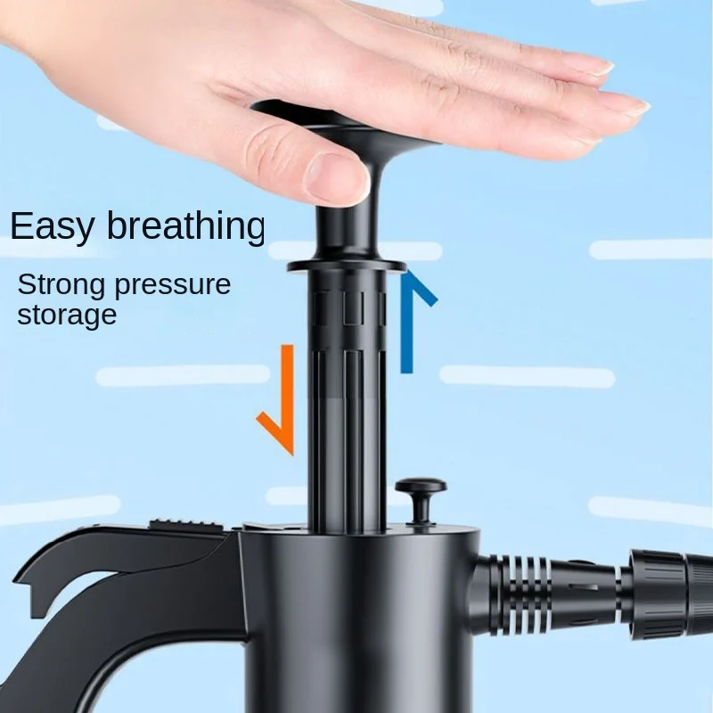 Pump Sprayer with Pneumatic Cylinder | 2L Foam Cannon | 3 Nozzle Set - Thumbnail 4