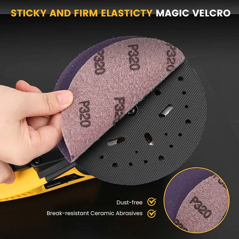 5.0 Eccentricity Orbital Sander | Electric Random Motion | Auto & Wood Sanding Machine - Thumbnail 6