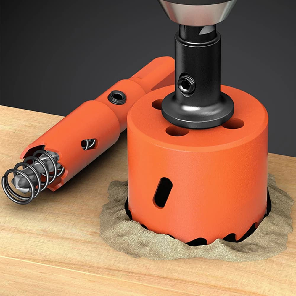 12-Piece Bi-Metal Hole Saw Kit | 16-70mm Range | For Metal, Wood & Aluminum - Thumbnail 5