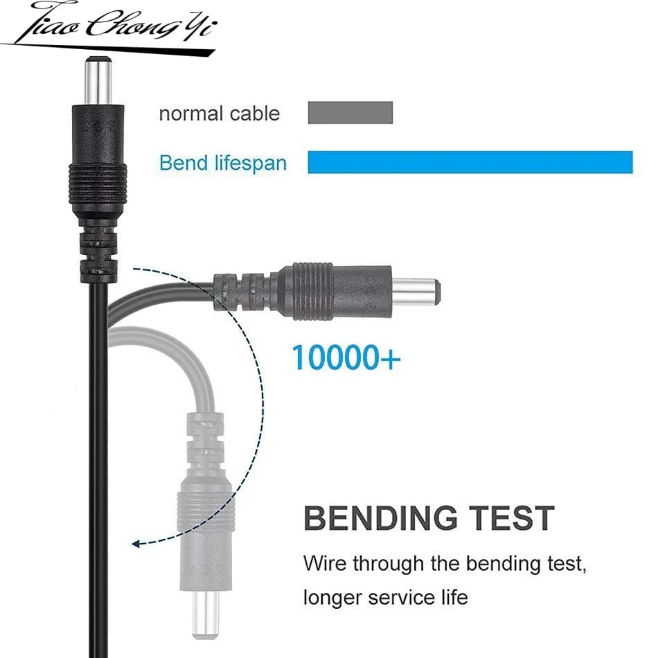 DC Power Cable | 16AWG 5.5x2.1mm/2.5mm Connector | 30cm for LED Strips & Lighting - Thumbnail 6