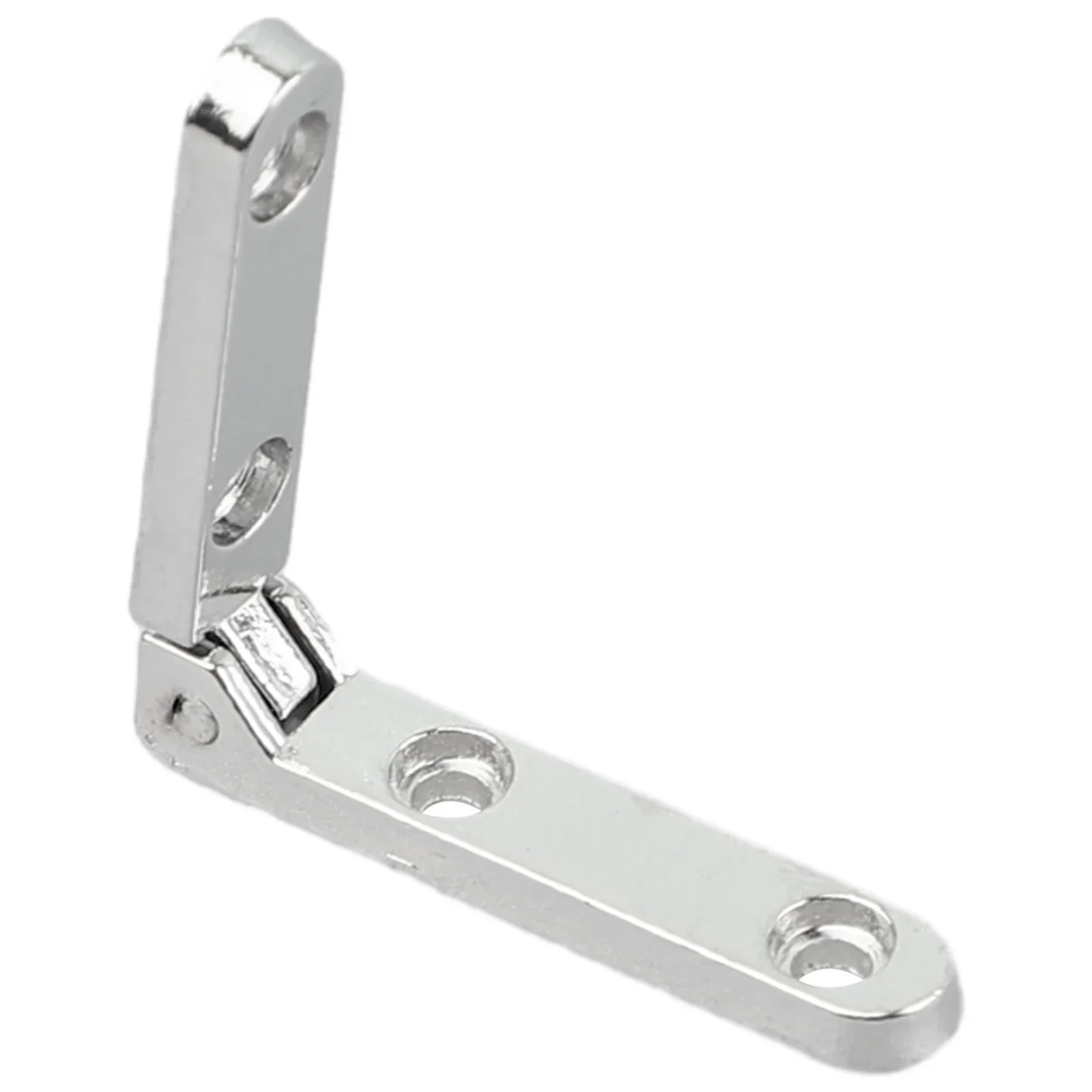 Spring Hinge | Silver Support Hardware with Screws | 10-Piece 30x30mm Set - Thumbnail 4