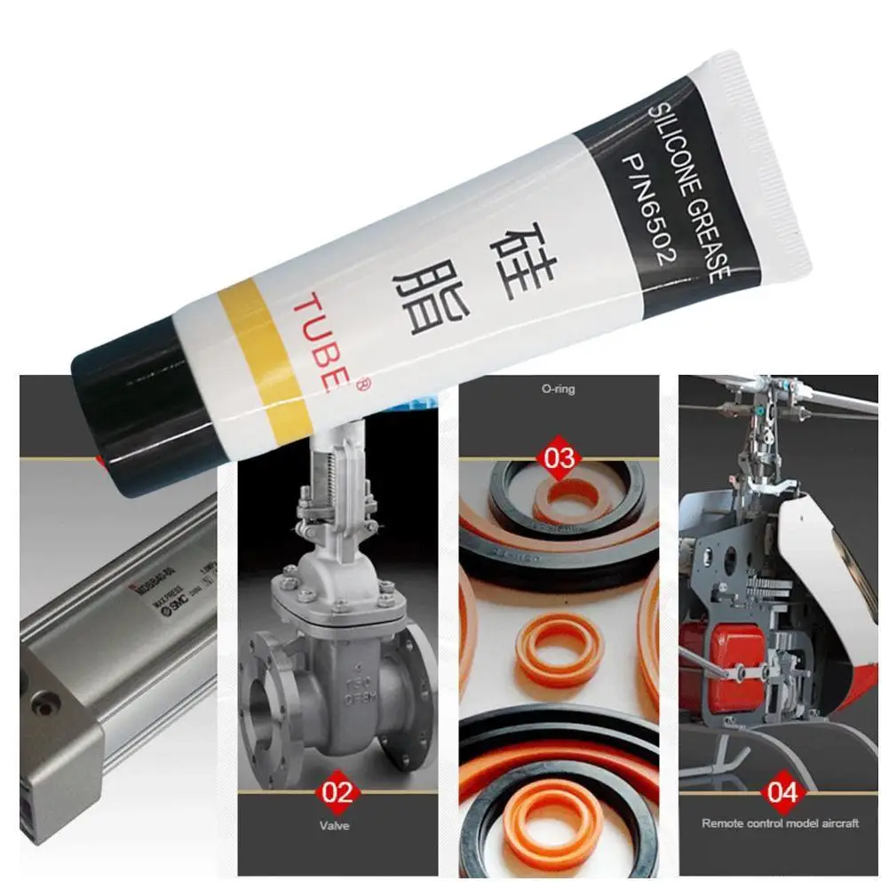 Food-Grade Silicone Grease Lubricant | 50g Tube | Safe for Coffee Machines & Home Hardware - Thumbnail 4
