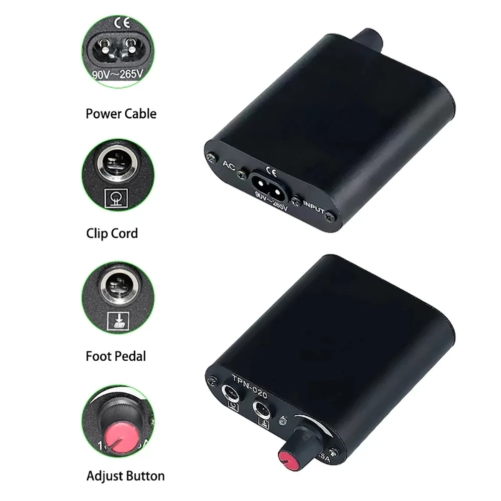 Rotary Tattoo Machine Power Supply | Compact & Precise Voltage Control | For Artists - Thumbnail 4