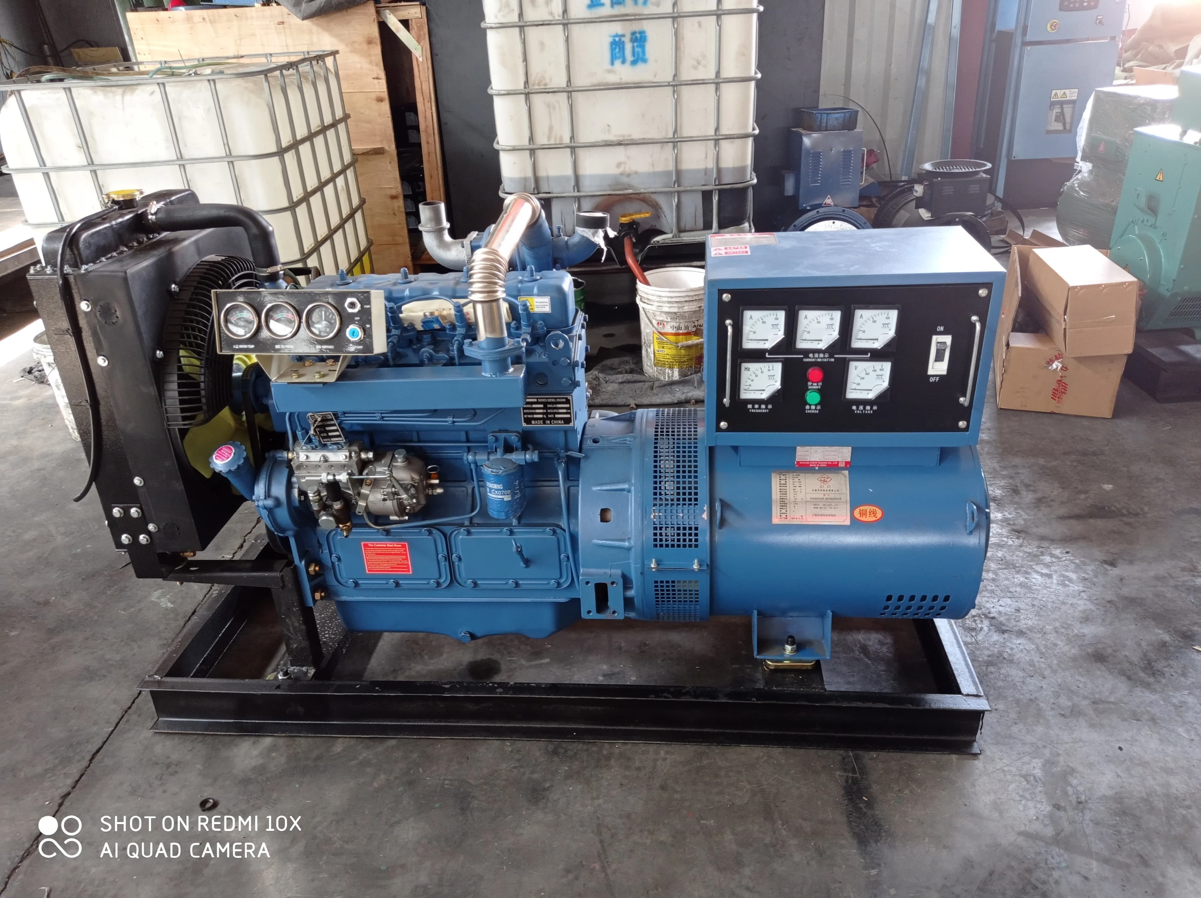 weifang Ricardo brand 30kw 37.5kva diesel generator with ZH4100D diesel engine and brush alternator diesel generator power - Thumbnail 6
