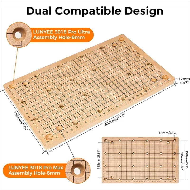 CNC Router Spoilboard | 300x180mm MDF Work Surface | 3018 PRO MAX Compatible - Thumbnail 5