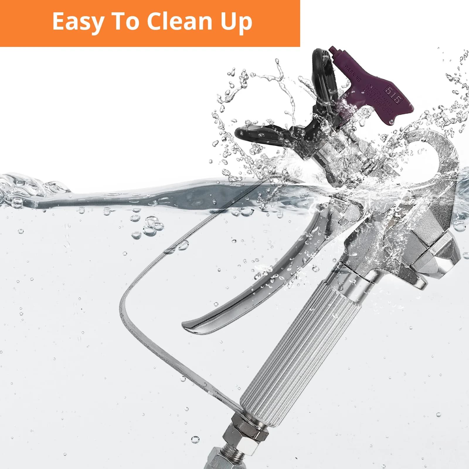 Home Paint Sprayer Kit | 1010W 3000PSI Electric Paint Gun | Wall Painting for Home Projects - Thumbnail 4