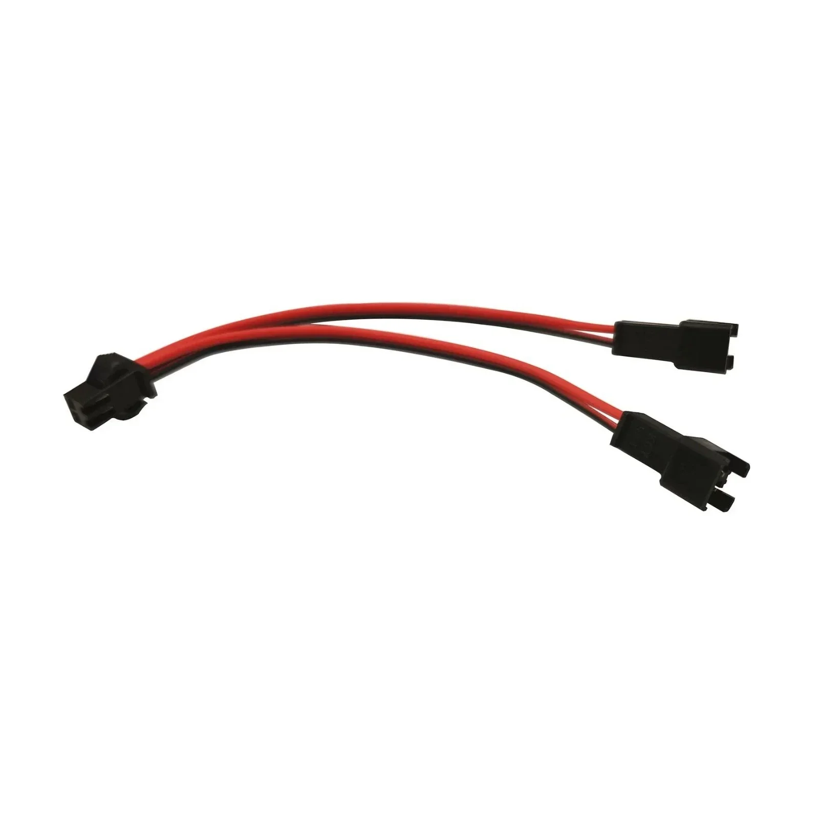 5-pack of SM2.54 JST splitter cables for LED strips, male to female connectors in 2-pin to 6-pin configurations for RGB and RGBW lights.