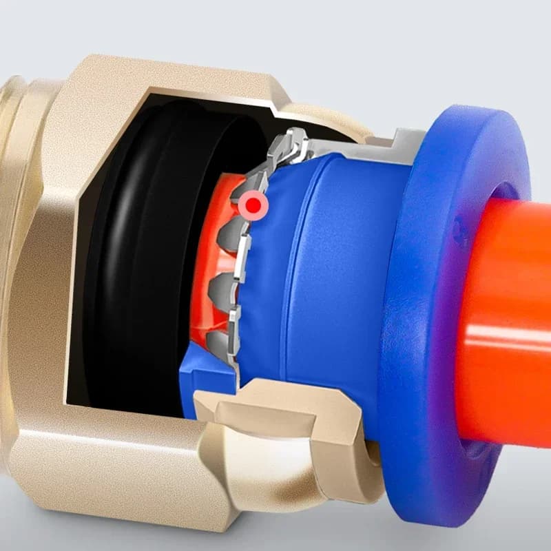 Pneumatic Fittings Kit | 10-Piece Set | 4mm-12mm & 1/8 Thread | Durable Air Connectors - Thumbnail 2