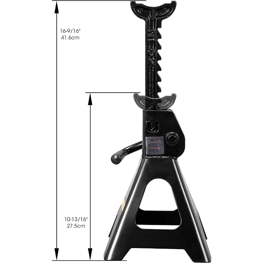 2-Ton Hydraulic Floor Jack & Stand Combo | 4000 lb Capacity | Automotive Service & Maintenance - Thumbnail 3