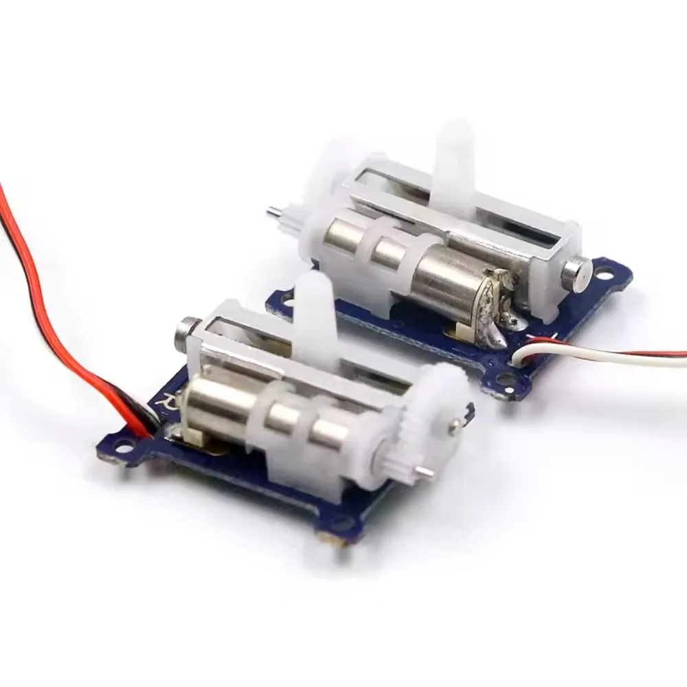Mir Drone 1.5G digital linear servo for fixed-wing aircraft, showcasing compact size and metal gear construction.
