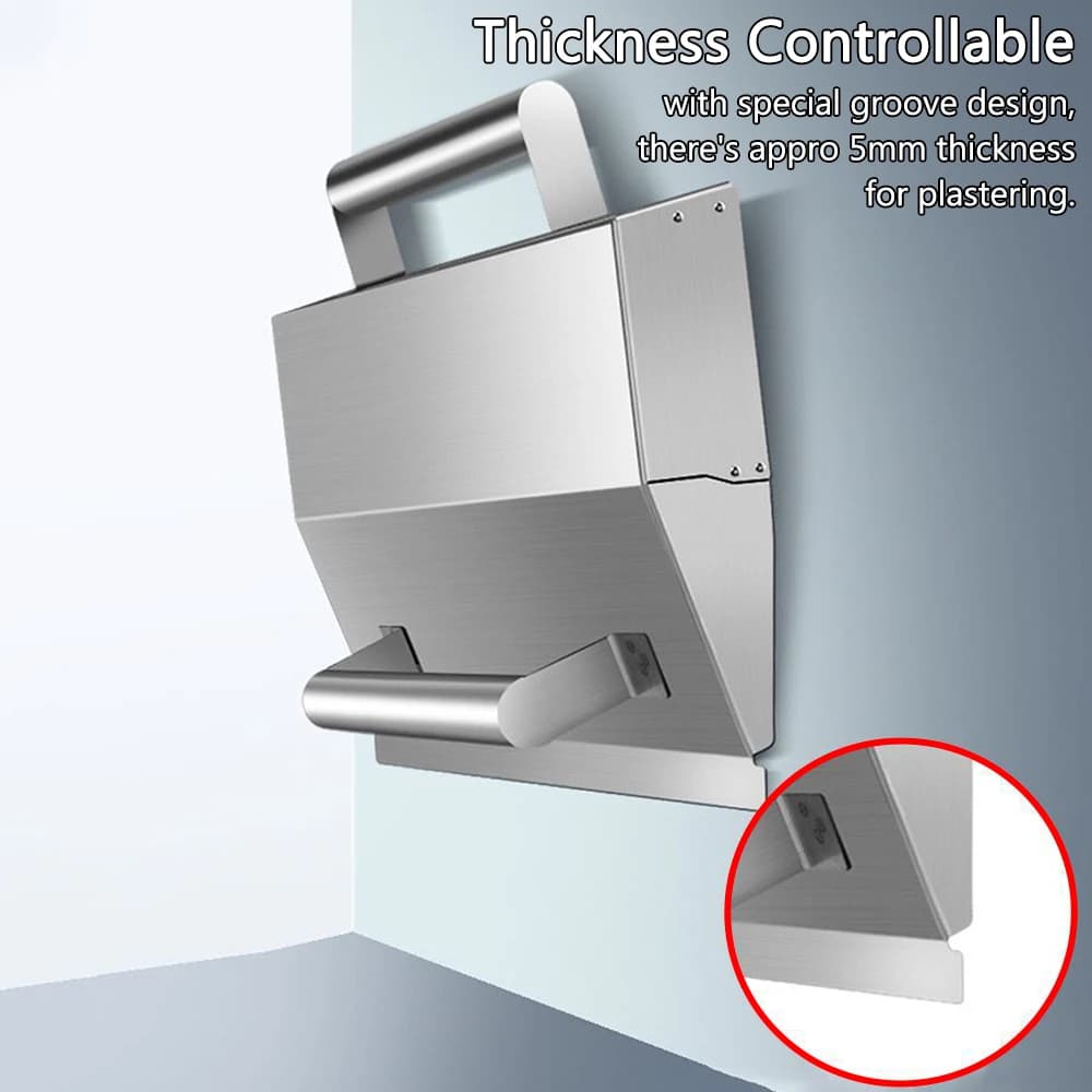 Stainless Steel Drywall Trowel | Fast-Setting Plaster & Joint Compound Tool - Thumbnail 4