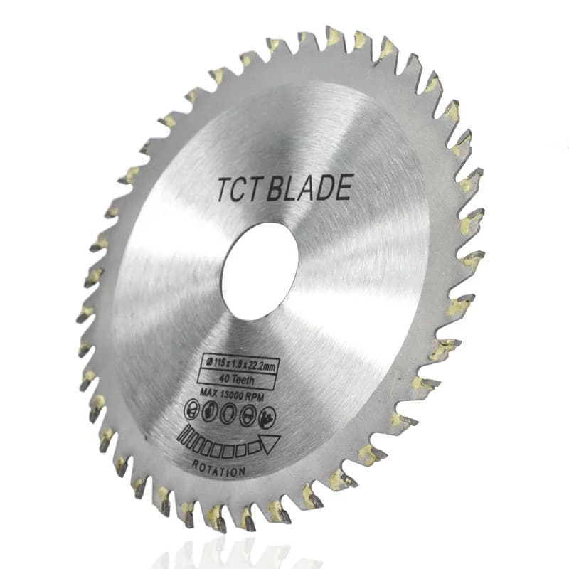 115mm Circular Saw Blade | 40-Tooth Wood Cutting | 22.2mm Arbor - Thumbnail 4