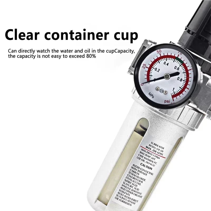 Air Compressor Filter & Regulator Unit | SFC Series | Oil-Water Separation System - Thumbnail 2