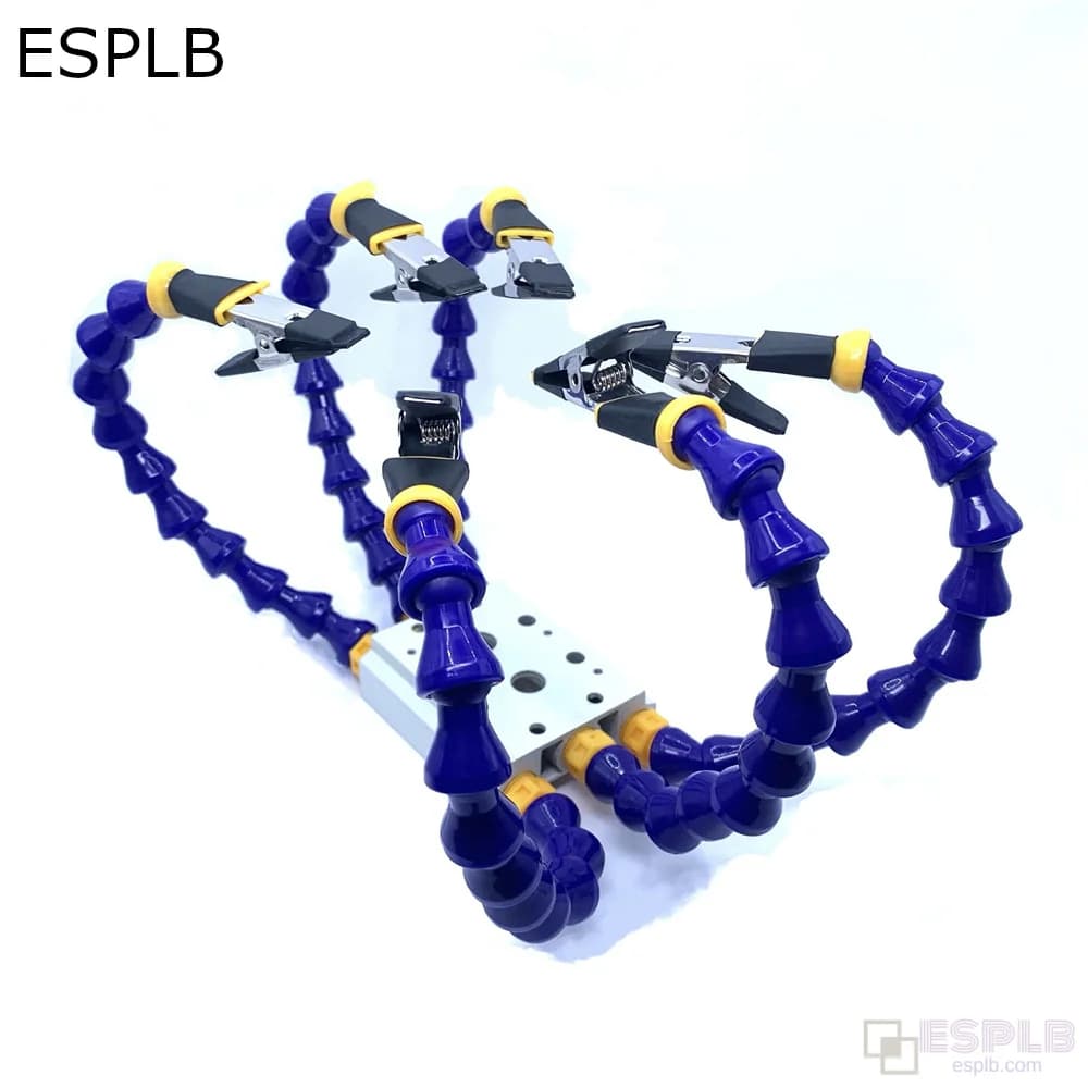 Soldering Station Third Hand | Flexible Arm Workbench Vise for Precision Electronics Repair - Thumbnail 4