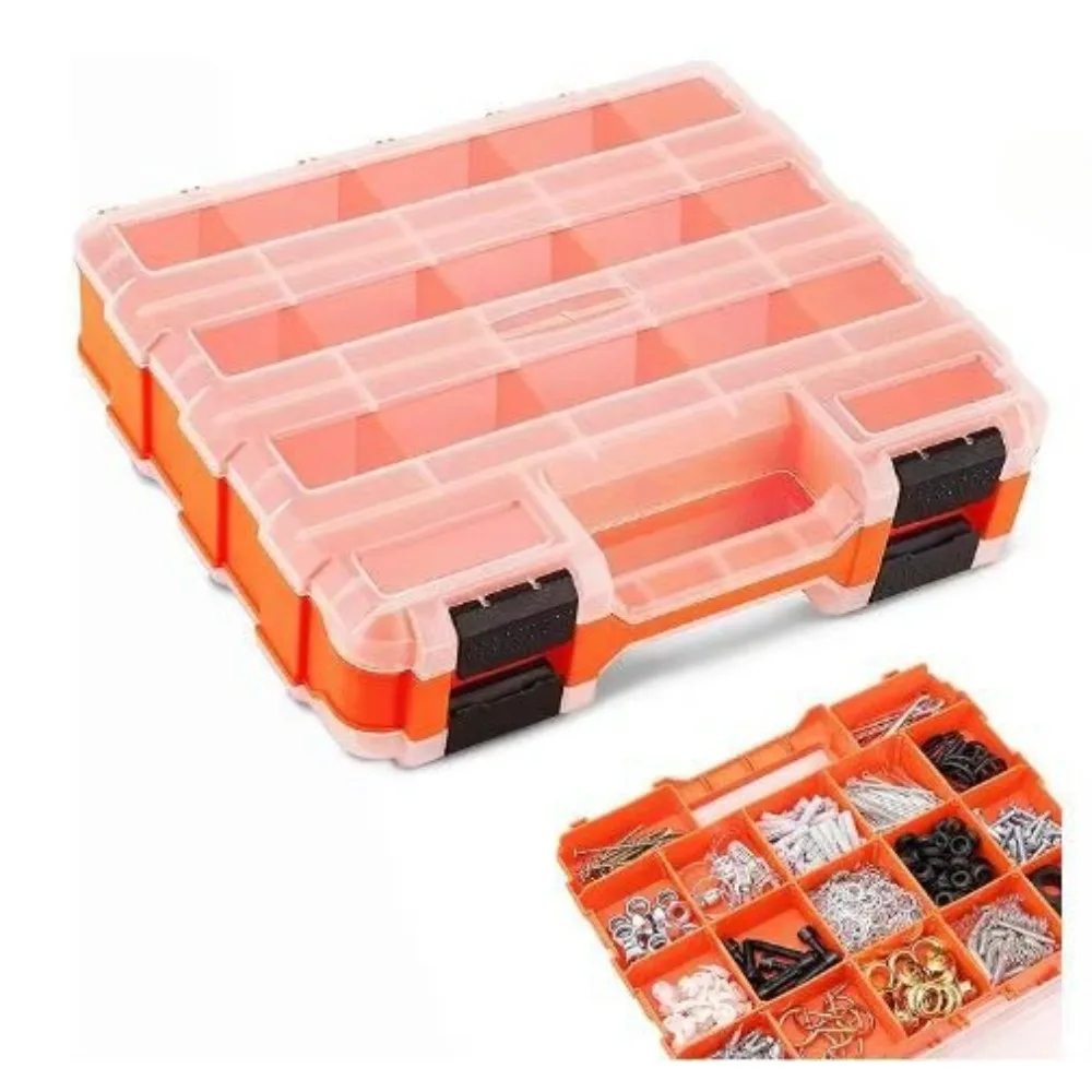 Heavy-Duty Toolbox Organizer | Durable Molded Compartments | Hardware & Small Parts Storage - Thumbnail 2