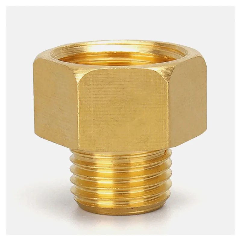 Brass Pipe Fitting | 1/8 Male to Female Threaded Coupler | Durable Plumbing Adapter - Thumbnail 4
