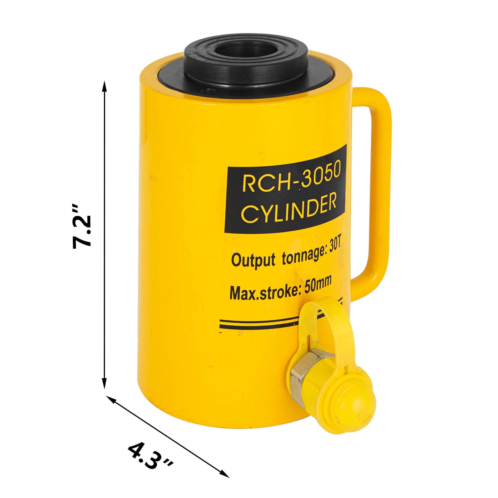 Single-Acting Hydraulic Ram | 20T-60T Capacity | 100mm Stroke Heavy-Duty Lifting Cylinder - Thumbnail 5