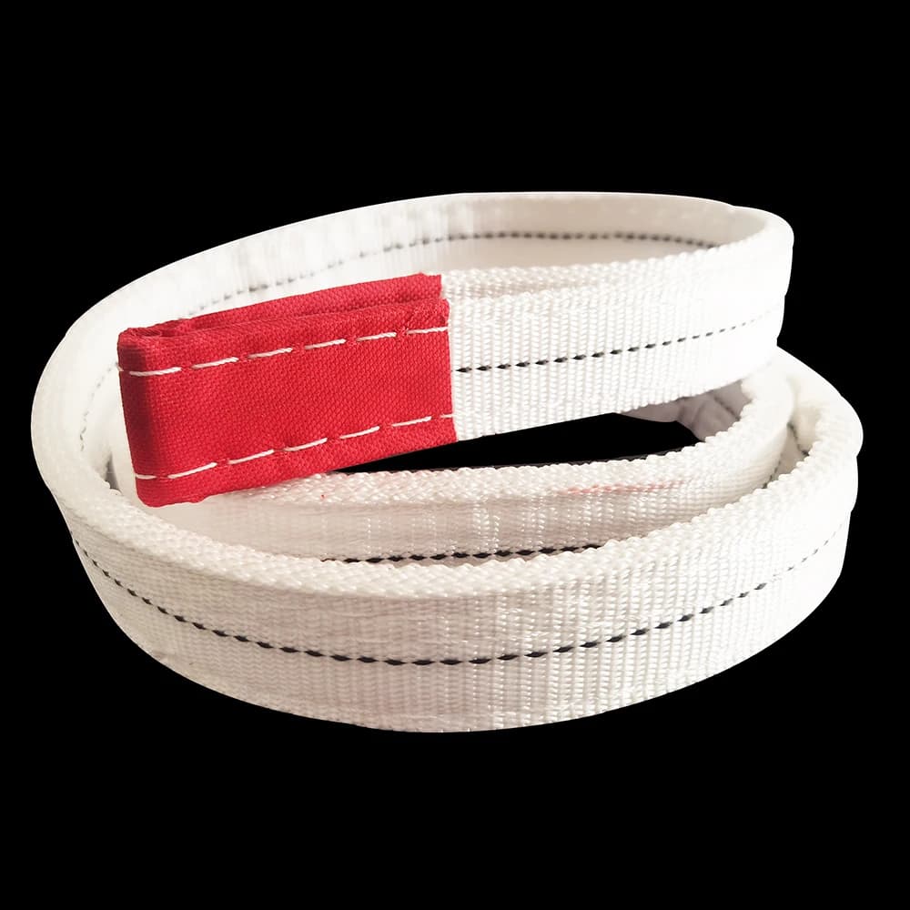 Heavy-Duty Polyester Lifting Sling | 1m-5m Lengths | Industrial-Grade Cargo & Hoisting Belt - Thumbnail 2