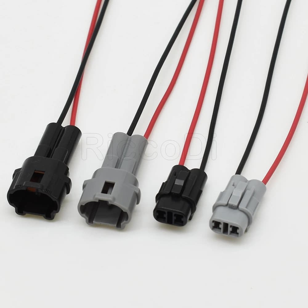 2-Pin Waterproof Connector Kit | Sealed Automotive Plug | OEM 6180-2321 & 6187-2311 - Thumbnail 2