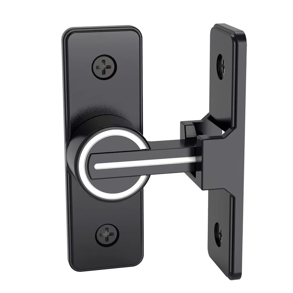 Heavy-Duty Surface-Mounted Door Bolt | 90-Degree Luminous Latch | Old-Fashioned Room & Door Lock