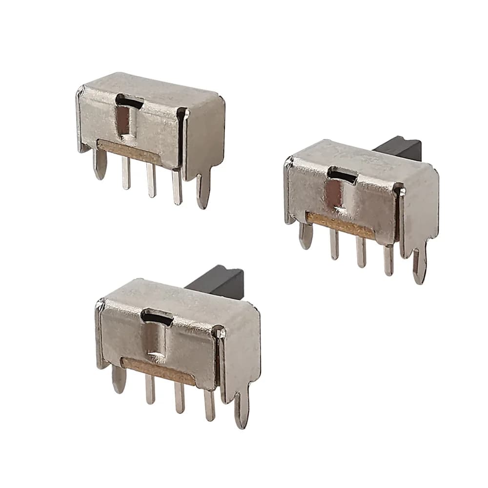 SPDT Slide Switches | 3-Pin PCB Mount | Miniature Toggle Handles for Electronics - Thumbnail 6